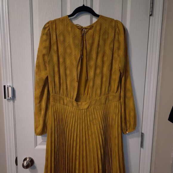 NWT Anthropologie Ottod'Ame Sunglow Pleated Dress 12 - Picture 4 of 5